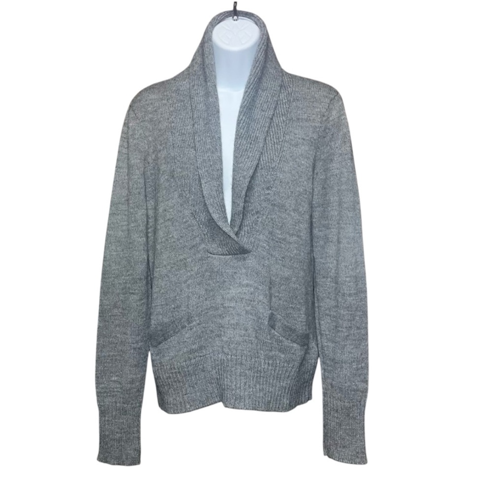 J. Crew Wool Alpaca Blend Gray long sleeve Cowl Neck Sweater Medium
